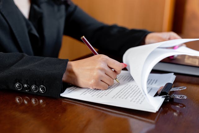 signature in law forms in nyc